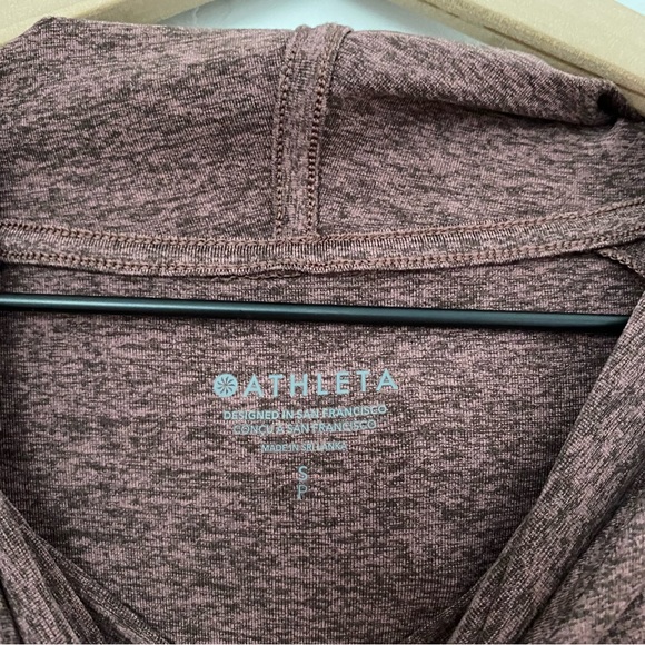 Athleta Uptempo Hoodie Walnut Brown Hearth Rose - Picture 6 of 10